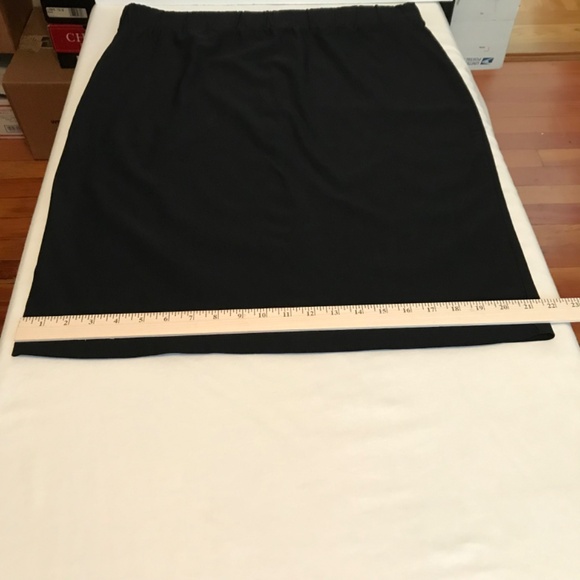 FIG & BLU Black Midi Skirt Women’s Plus Size 3X - Picture 9 of 12